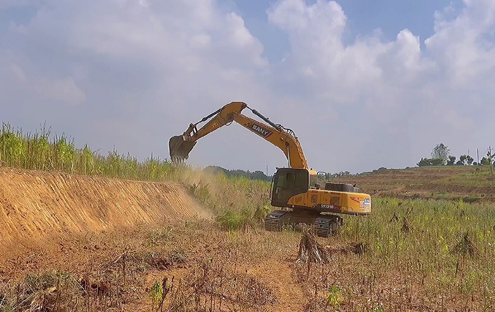 “高标农田文旅基地”项目建设火热进行中